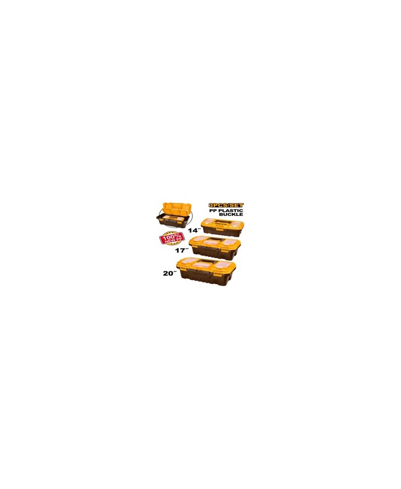 Lot de 3 Boîtes à outils